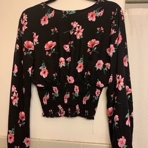 Forever 21 floral blouse
